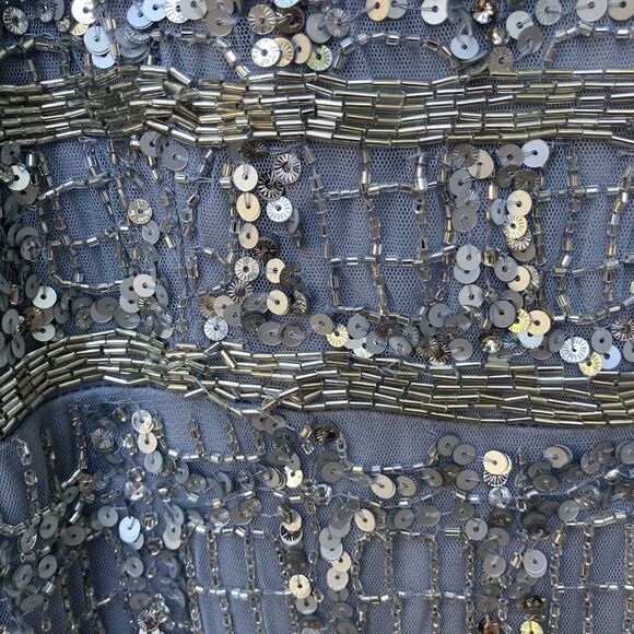 Mac Duggal Beaded Sleeveless Tea Length Sheath Dress size 12 NWT - Picture 8 of 11